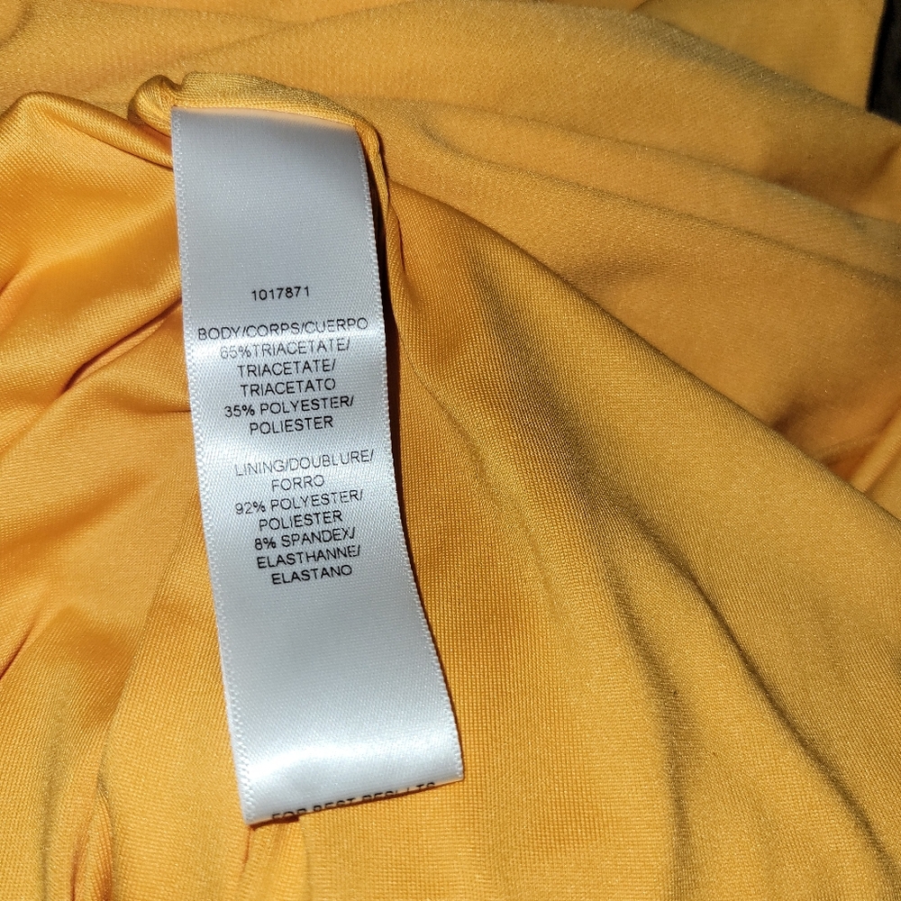 Halston Jackie  Jersey Gown Womens Size 6 Apricot Color - Picture 14 of 14